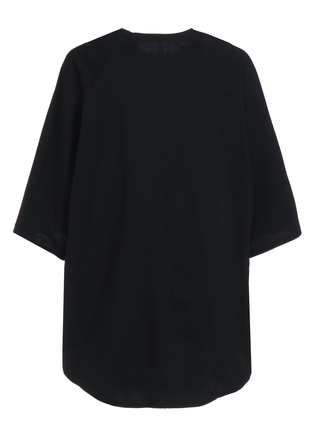 Oversized Cotton Jersey Raglan Sleeve T-Shirt with Back Center Stitch - Comfortable Casual Wear for Everyday Outfits & Street Style Fashion