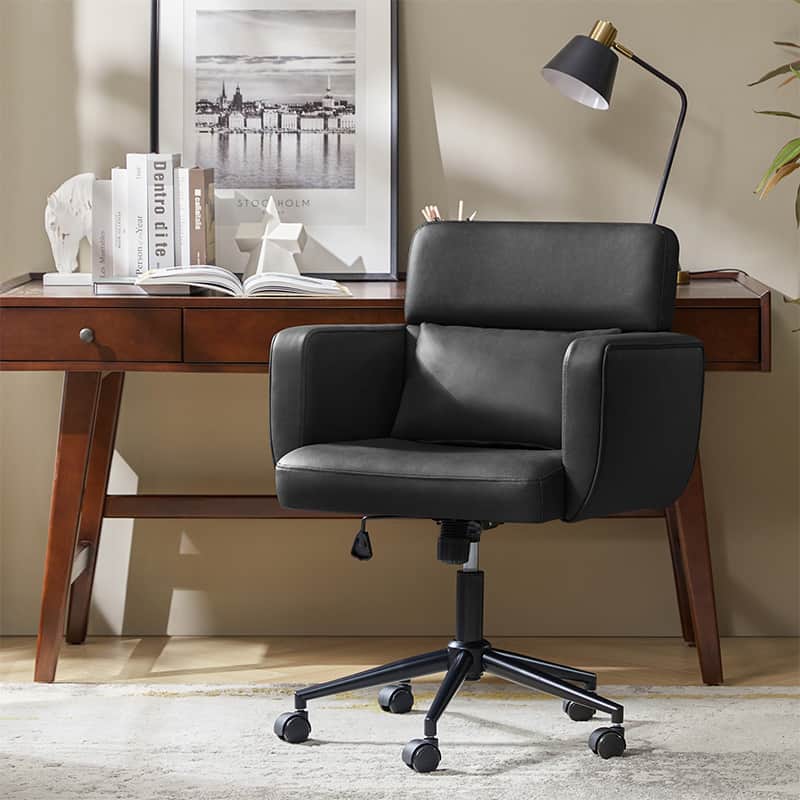 Sabina Ergonomic Office Chair with Adjustable Lumbar Support - Comfortable Computer Desk Chair for Home & Workspace - Perfect for Long Hours Sitting, Gaming & Remote Work
