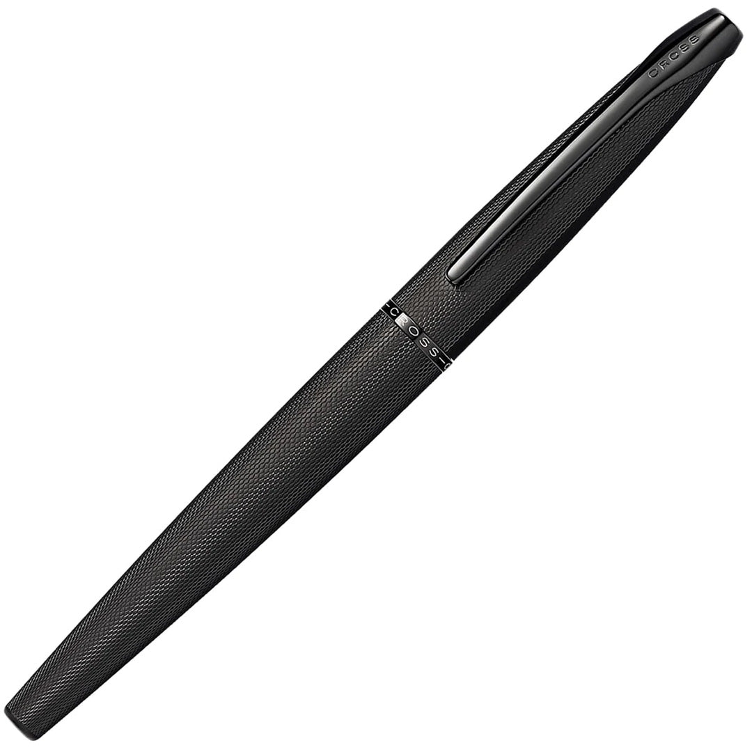 Premium Cross ATX Rollerball Pen - Brushed Black Finish - Smooth Writing for Office, Business & Gift Giving
