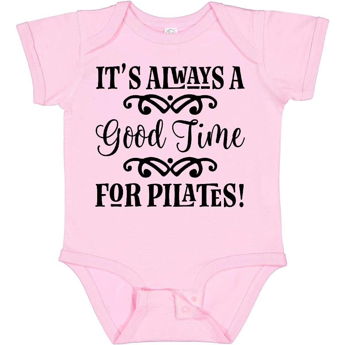 Inktastic Exercise Fitness Pilates Baby Bodysuit - Perfect for Yoga, Gym & Workout Enthusiasts - Cute Gift for Active Parents & Babies