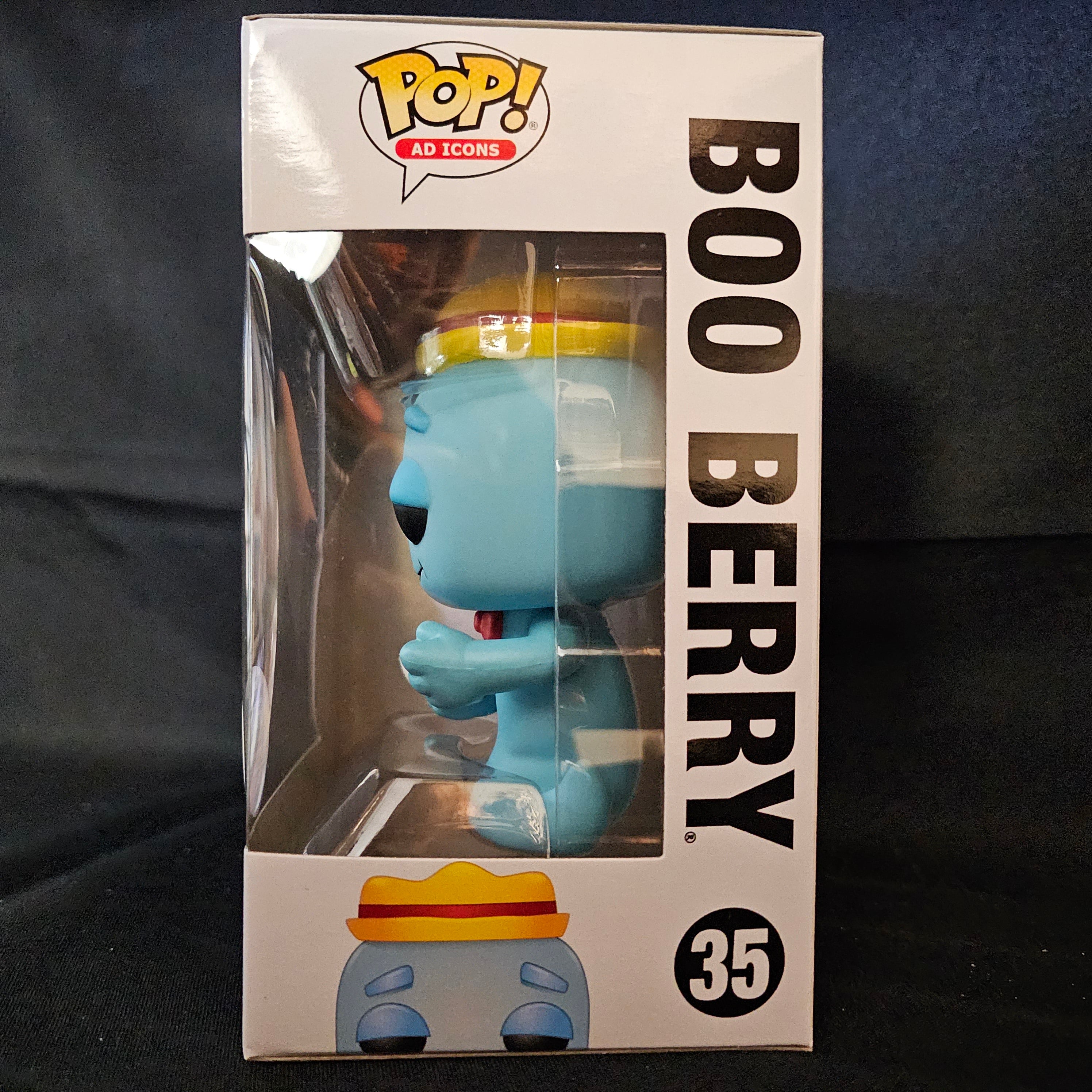 Funko Pop! Vinyl Figure - General Mills Boo Berry with Cereal Bowl | Ad Icons Collectible | Perfect for Pop Culture Fans & Cereal Lovers | Home Display & Office Decor