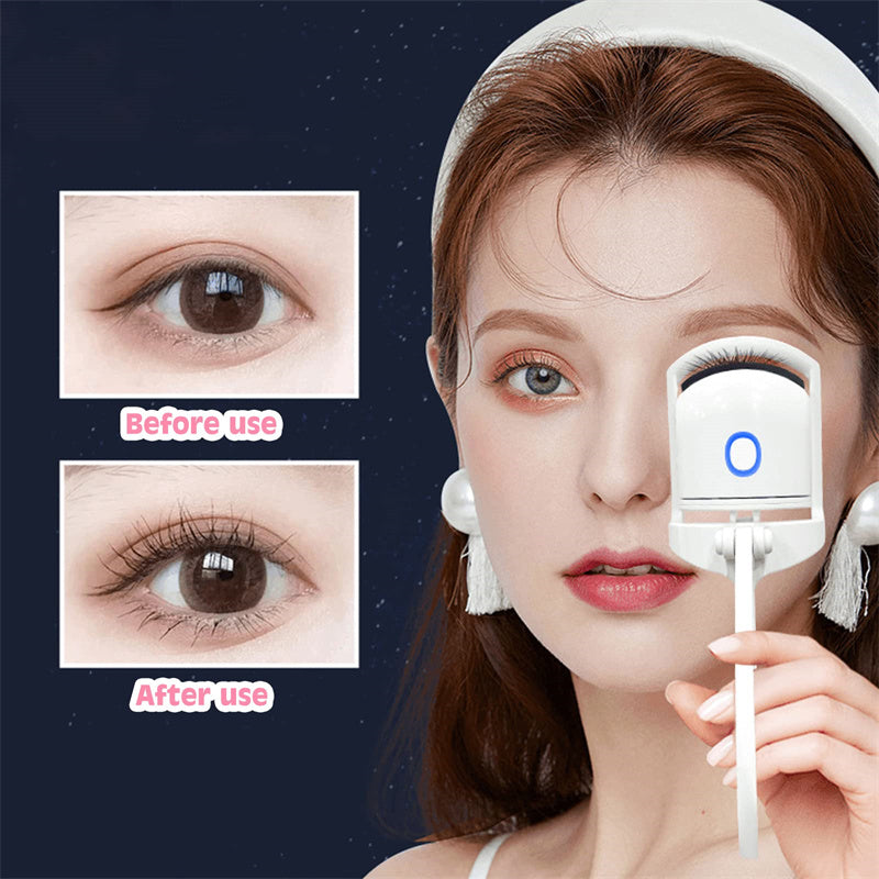 Best Electric Heated Eyelash Curler for Perfect Curls - Waterproof & Safe Eyelash Curling Wand - Perfect for Home Use, Travel & Professional Makeup