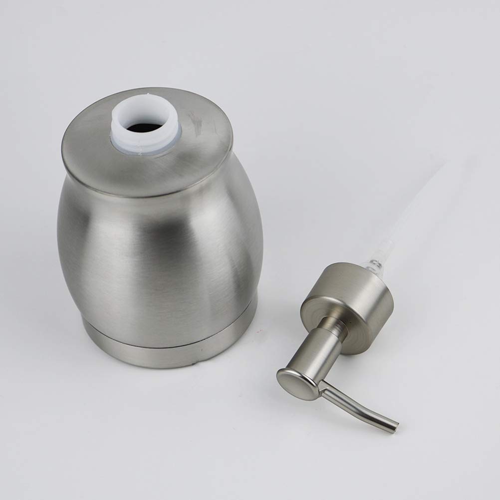 Stainless Steel Shampoo Dispenser Bottle with Pump - Leakproof Refillable Liquid Container for Shower, Bathroom & Travel | Cabilock Hair Care Accessories