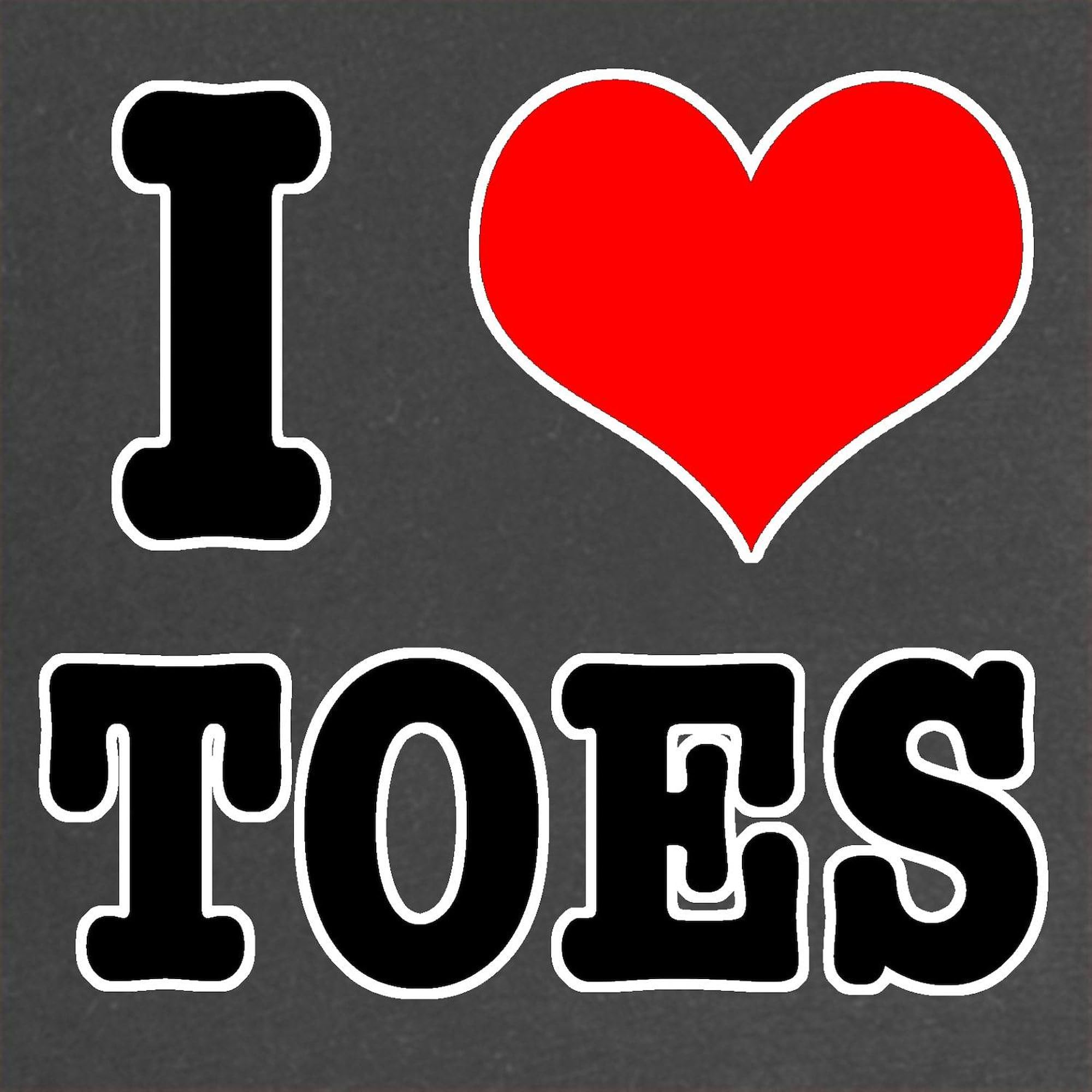 I Heart Toes Maternity T-Shirt for Women - Dark Ruched Side Pregnancy Tee | Comfortable & Stylish for Maternity Photos, Baby Showers & Everyday Wear