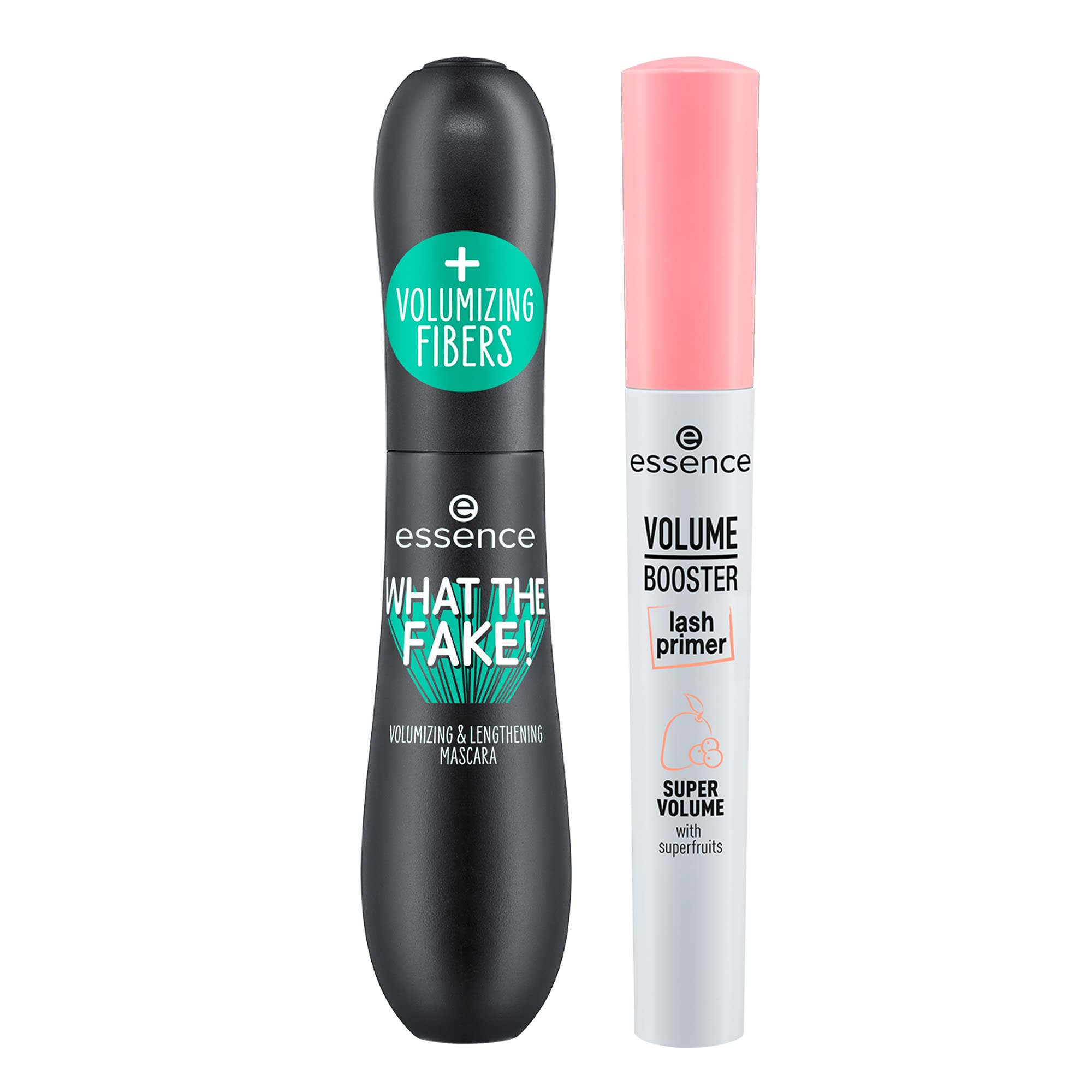 Best Fake Mascara & Lash Primer Bundle for Volume Boost - Waterproof Lengthening Mascara Set for Dramatic Lashes | Perfect for Night Out, Wedding & Special Occasions