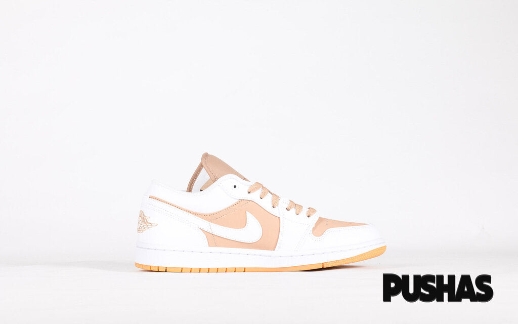 Air Jordan 1 Low 'Hemp White' Sneakers - Men's Basketball Shoes for Casual Wear & Street Style Fashion - Perfect for Everyday Outfits, Gym, and Urban Lifestyle