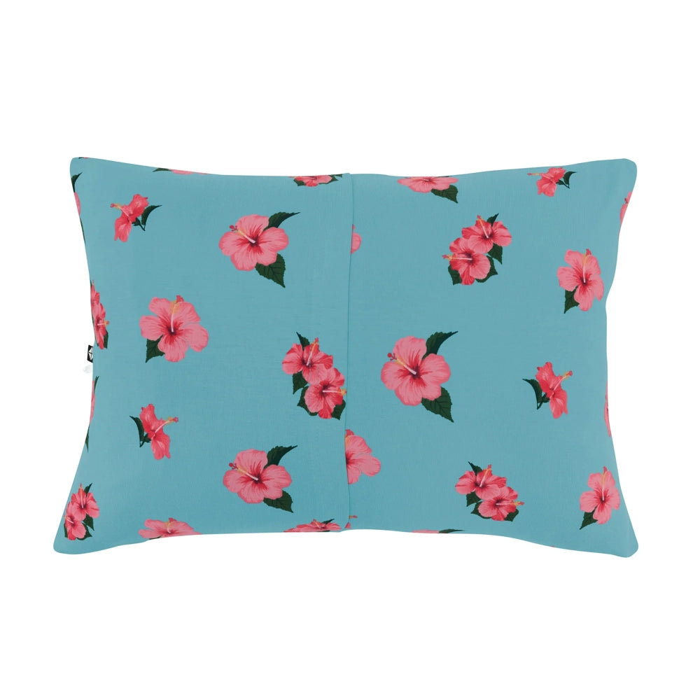 Kyte Baby Toddler Pillowcase - Soft Organic Cotton, Hibiscus Floral Print, Breathable & Hypoallergenic - Perfect for Nursery, Daycare & Travel