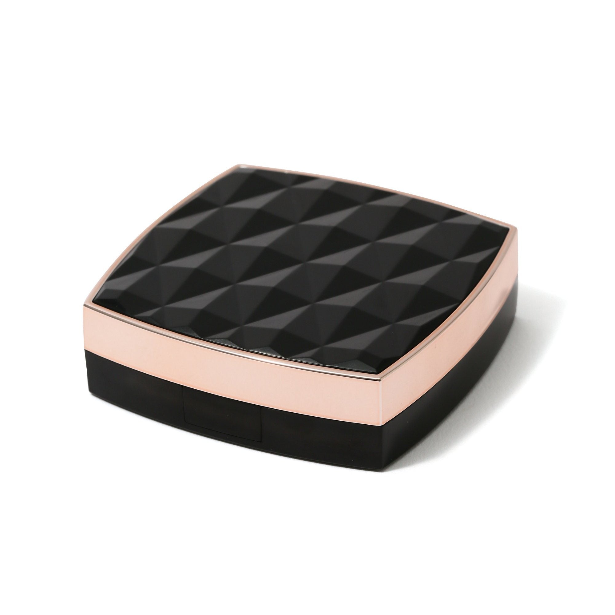 Blanche LED Compact Mirror with Bright Light - Portable Makeup Mirror for Travel, Home, and Vanity - Black