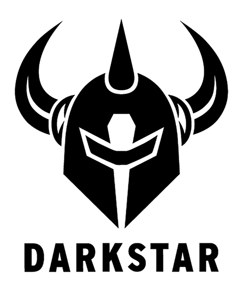 Darkstar Lockup Decal - Premium Vinyl Sticker for Skateboards, Laptops & Helmets - Durable, Waterproof Decorative Sticker for Outdoor & Indoor Use