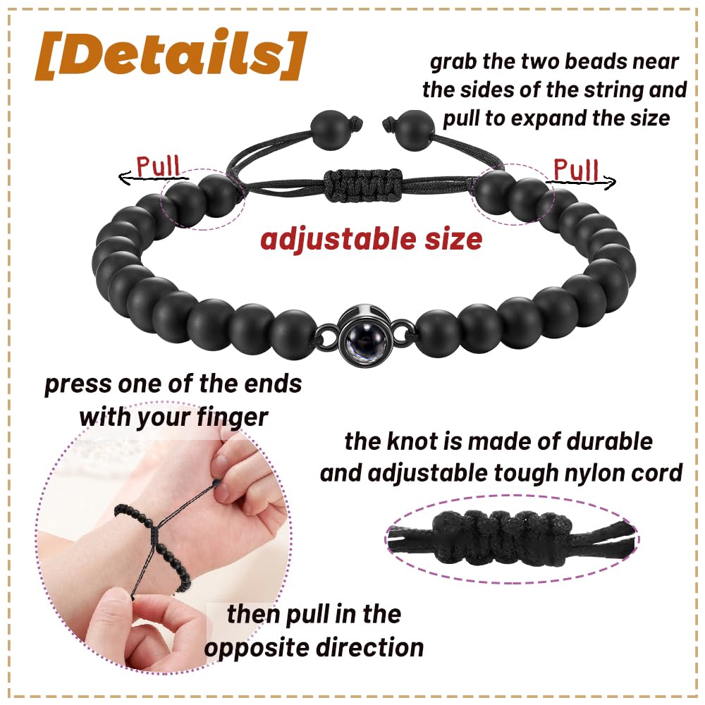Romantic Aunis Anniversary & Valentine's Jewelry Gift Set for Couples - 'I Love You' in 100 Languages Engraved - Perfect for Him & Her - Ideal for Anniversaries, Valentine's Day & Romantic Occasions