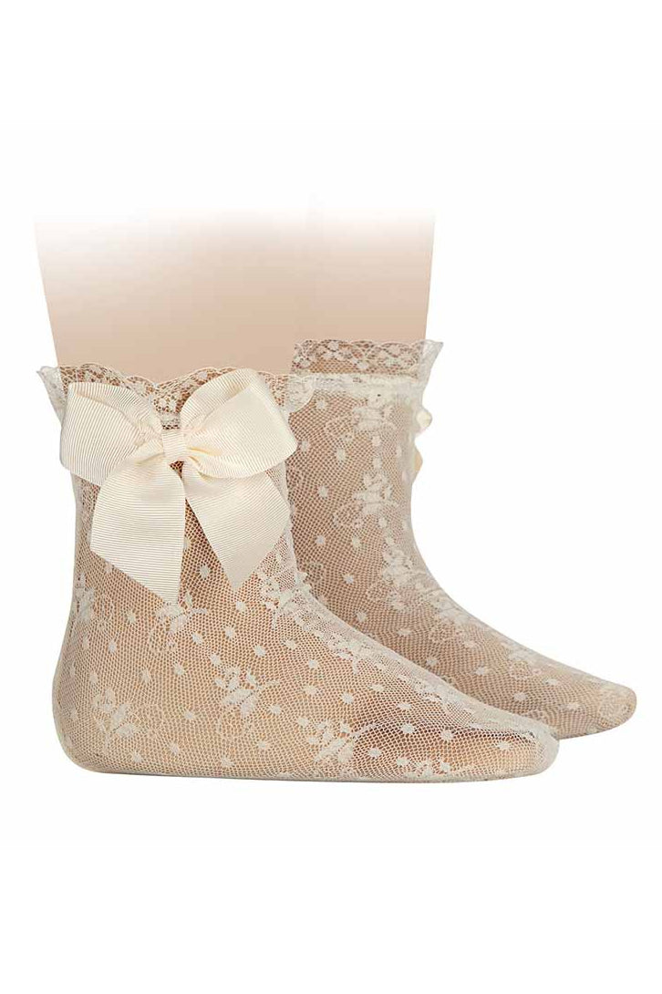 Elegant Lace Bow Ankle Socks for Women - Comfortable & Stylish Everyday Wear - Perfect for Casual Outfits, Work, and Special Occasions