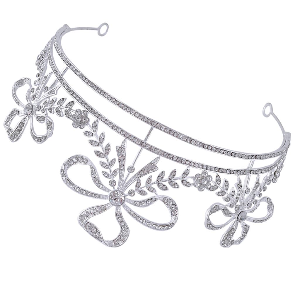 Amosfun Bridal Tiara Headband - Elegant Zinc Alloy Wedding Crown for Women & Girls | Perfect for Bridal Parties, Prom, Pageants & Special Occasions