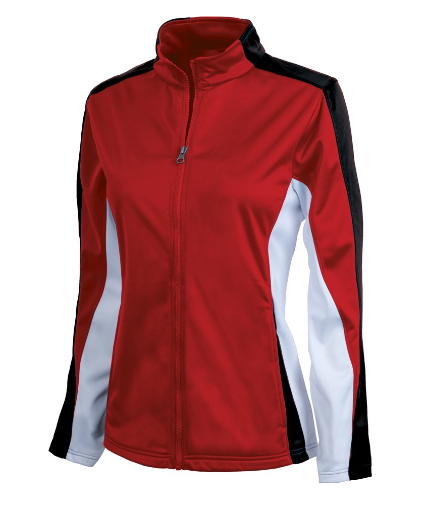 Charles River Apparel Girls' Dry Sporty Energy Jacket - Water-Resistant Lightweight Windbreaker for Outdoor Activities, Running & School Sports