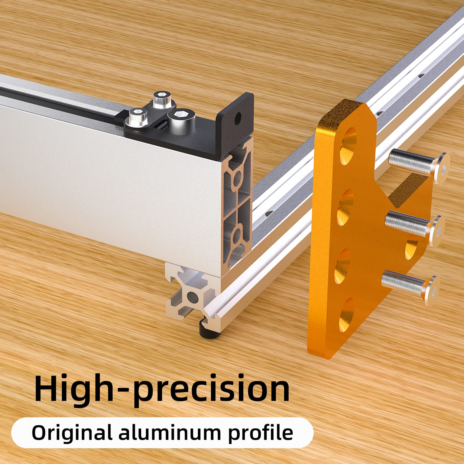 FoxAlien 4080 CNC Router Extension Kit - Upgraded Hybrid Spoilboard for Masuter Pro CNC Machine | Expands Working Area to 15.75