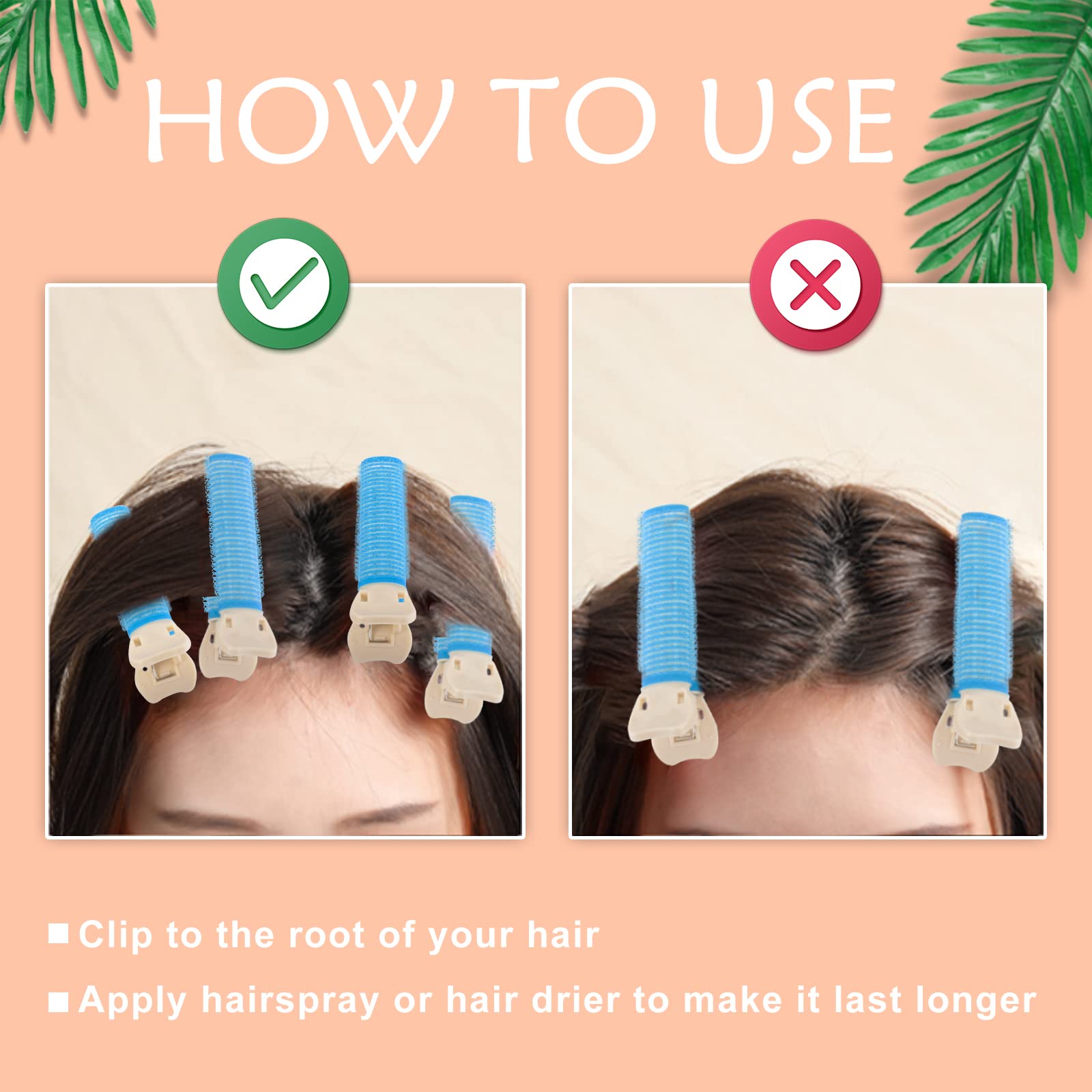 Gootty 12-Piece Hair Curlers Set for Voluminous Curls - Small Hair Rollers for Styling & Curling - Perfect for Home, Salon & Travel Use