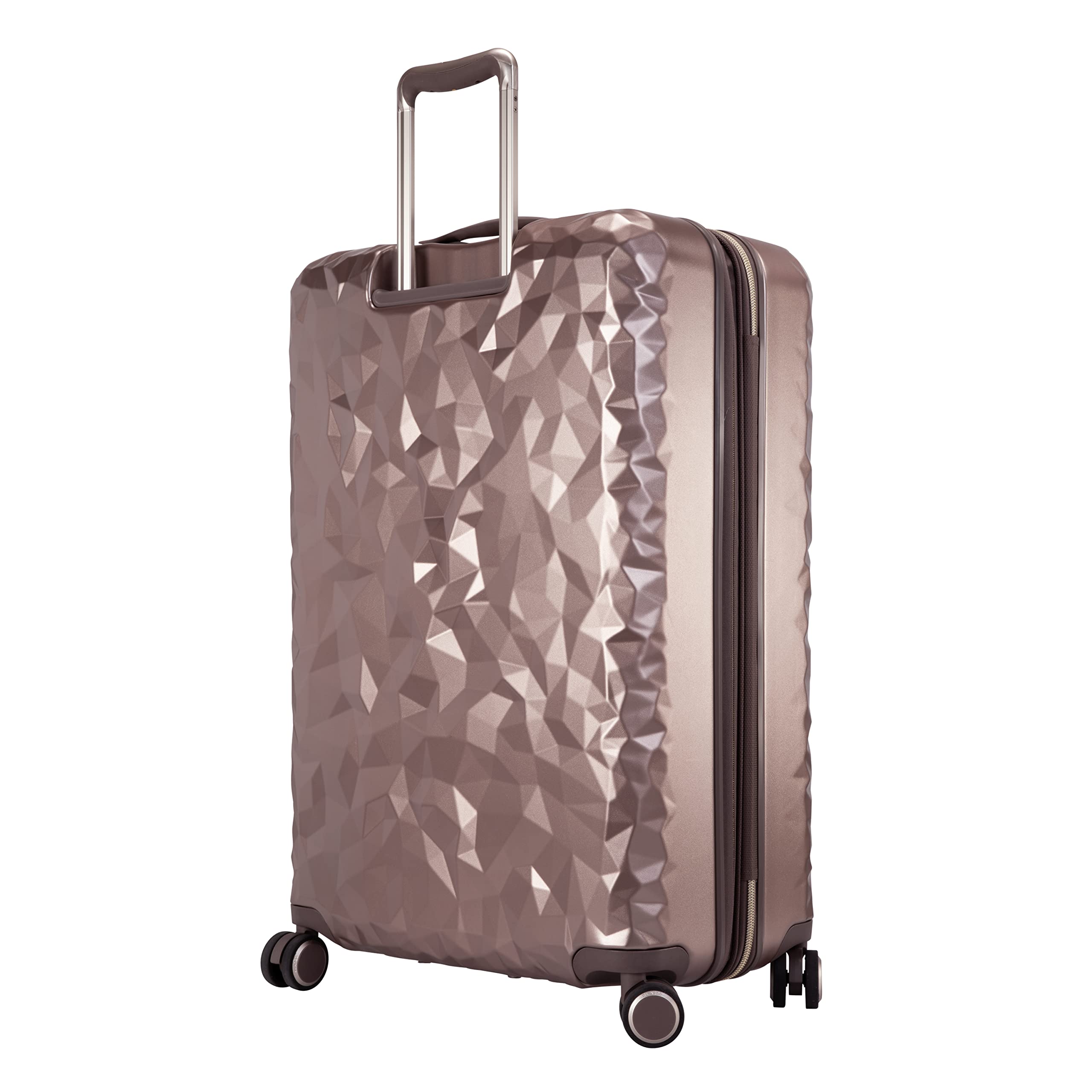 Ricardo Beverly Hills Indio 28-Inch Hardside Luggage - Durable Spinner Suitcase with Compression Straps & Secondary Packing Compartment - Smoked Topaz - Perfect for Air Travel & Long Trips