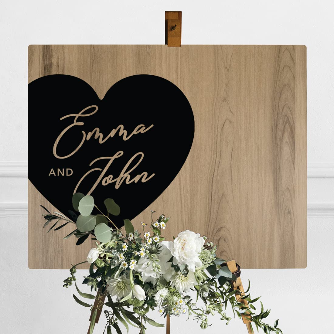 Custom Wooden Welcome Sign for Wedding - 16