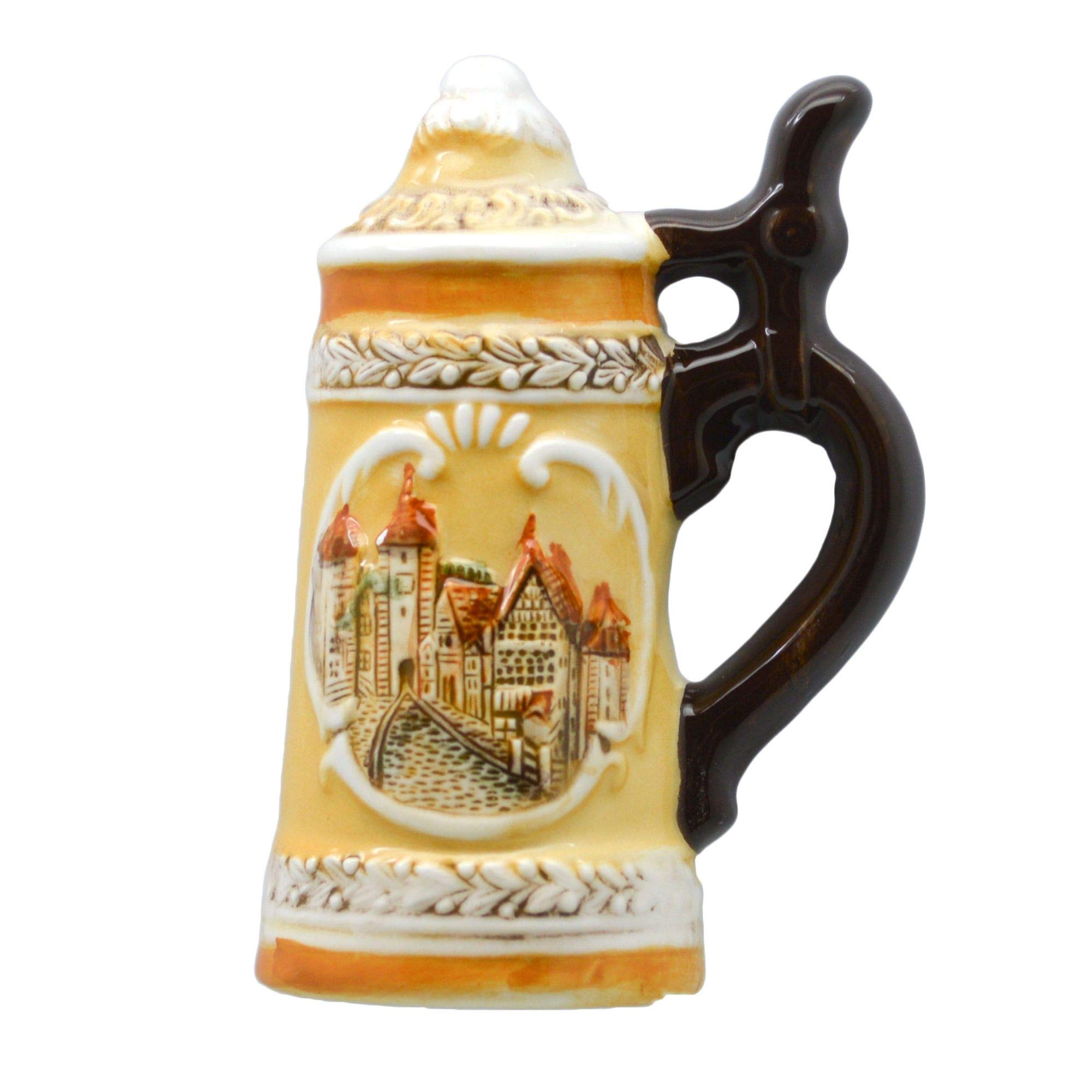 Authentic Rothenburg Beer Stein Kitchen Magnet | European Souvenir & Gift | Perfect for Beer Lovers, Home Decor, and Fridge Organization
