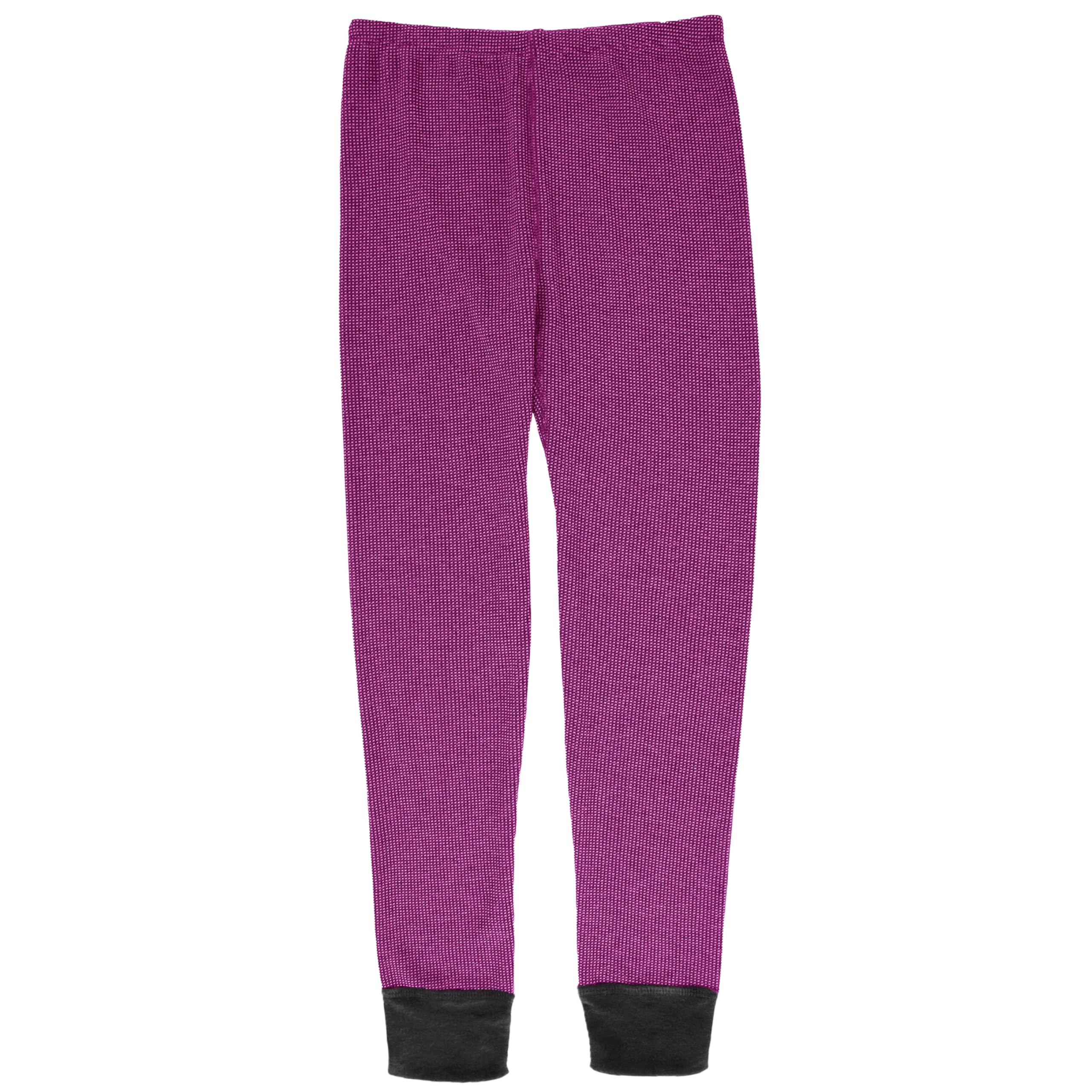 Fruit of the Loom Girls Premium Thermal Waffle Underwear Set - Soft Cotton Long Underwear for Winter Warmth - Perfect for Cold Weather, Layering & Outdoor Activities