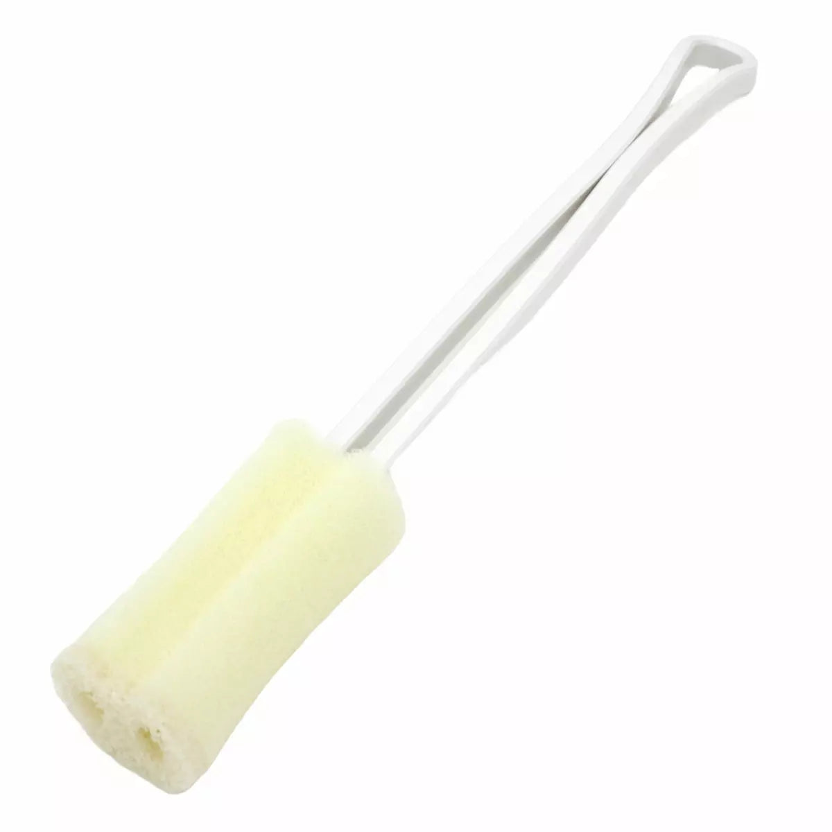 Long Reach Sponge Brush for Bottles & Jugs - Deep Cleaning Brush for Narrow Neck Bottles, Water Jugs, Vases & Hard-to-Reach Areas - Perfect for Kitchen, Home & Laboratory Cleaning