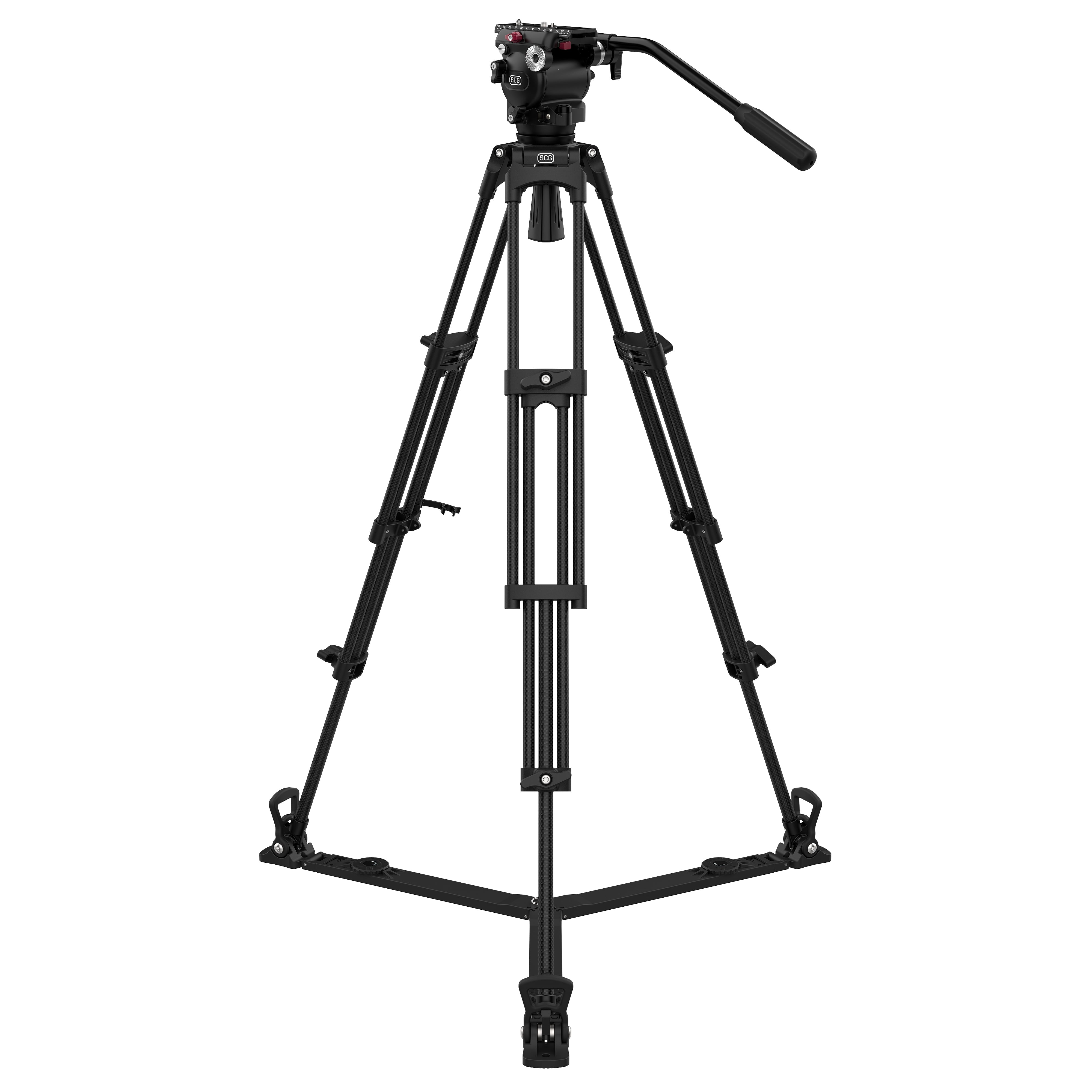 SCG F5 Carbon Fiber Tripod System - Lightweight & Sturdy Camera Tripod for DSLR, Mirrorless, Video Cameras - Perfect for Travel, Photography, and Videography