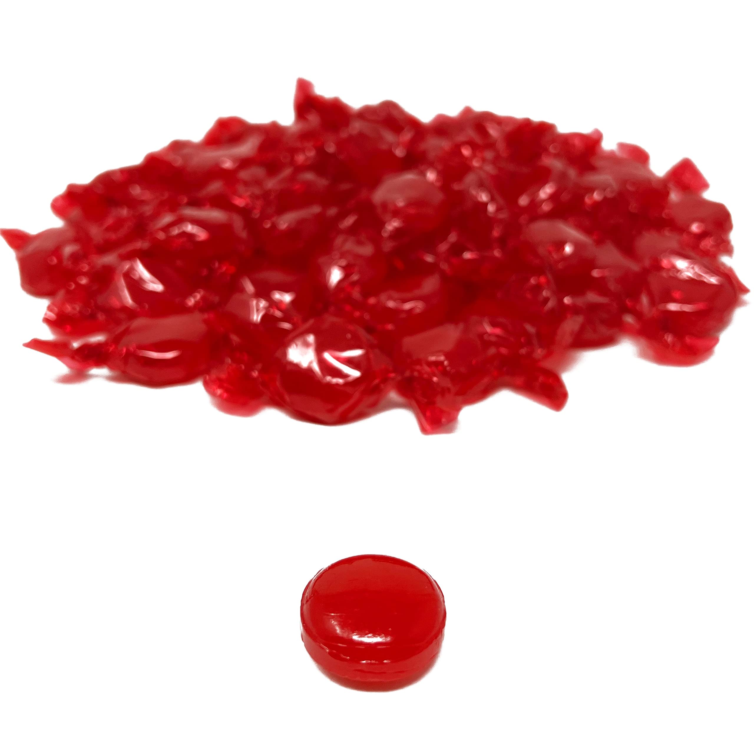 **1 lb Cinnamon Hard Candy Disks - Classic Old School American Vintage Candy - Individually Wrapped (16 oz) - Perfect for Parties, Gifts & Nostalgic Snacking**