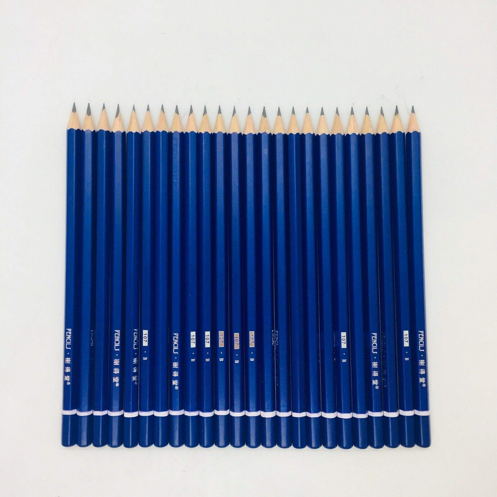 XDT#B 24-Piece Professional Drawing Pencil Set - Graphite Sketching & Shading Art Supplies for Beginners, Students & Artists - Perfect for Sketching, Shading, Portrait Drawing & Art Classes