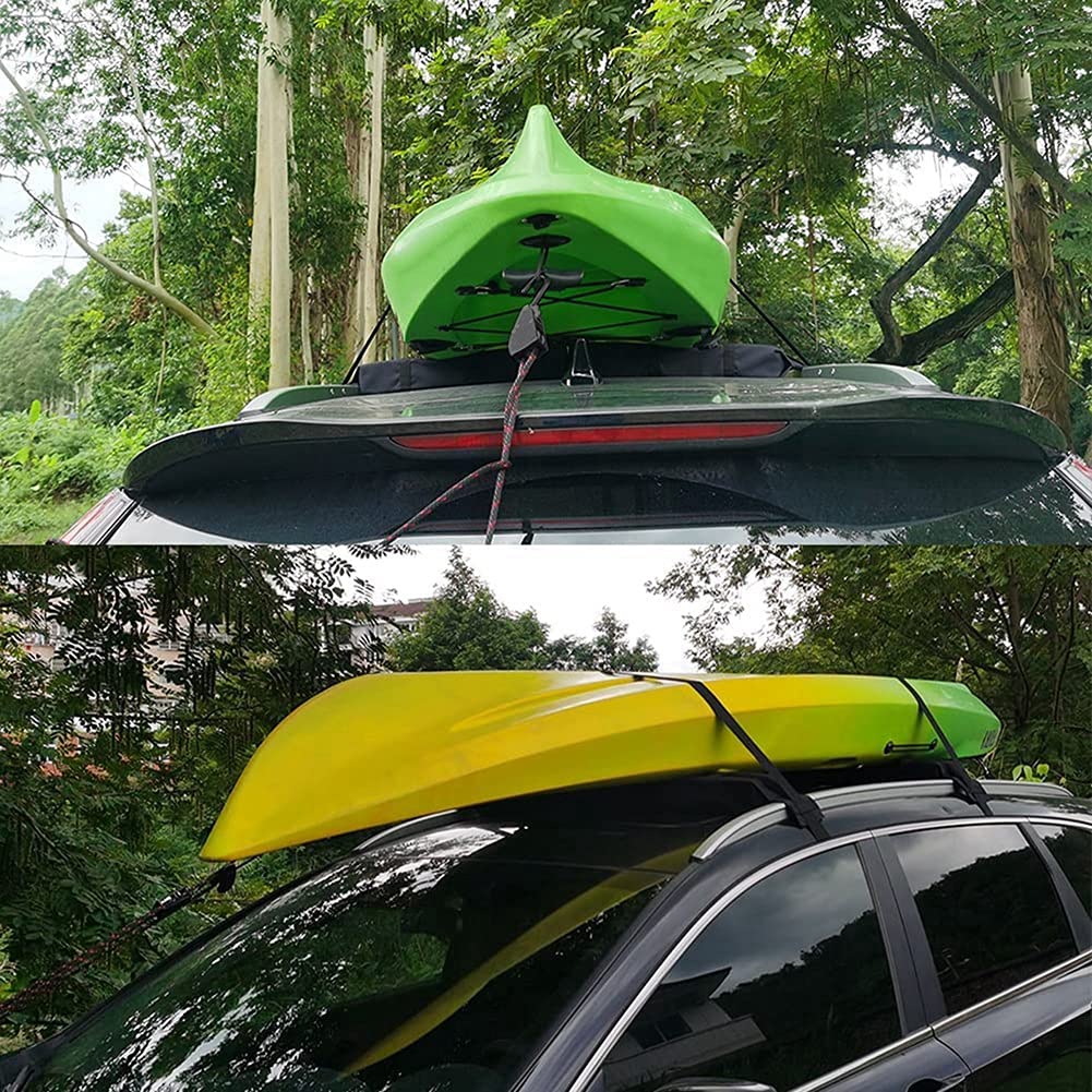 **JSCARLIFE Heavy Duty Kayak Tie Down Straps - 4 Pack (1/4