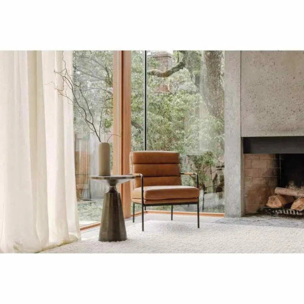 15.5 Inch Modern Accent Table in Grey - Perfect for Living Room, Bedroom, or Office Decor