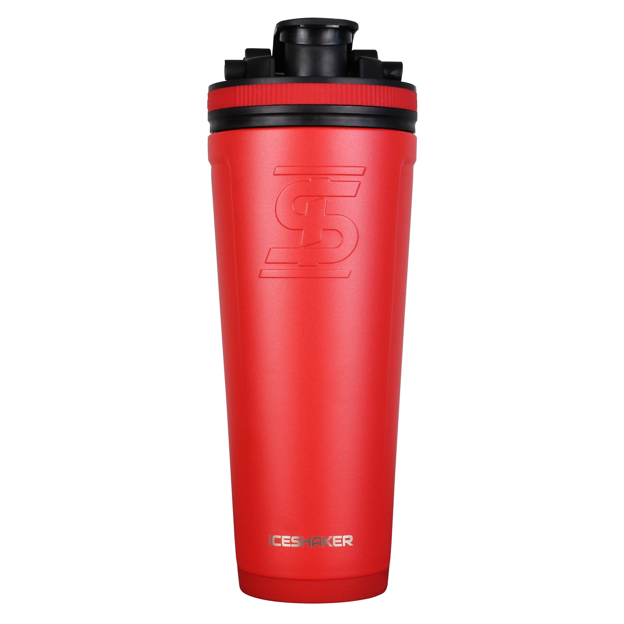 Nick The Mutant Walker Custom 36oz Insulated Stainless Steel Shaker Bottle - Red - Perfect for Gym, Workouts, Protein Shakes & Sports Drinks