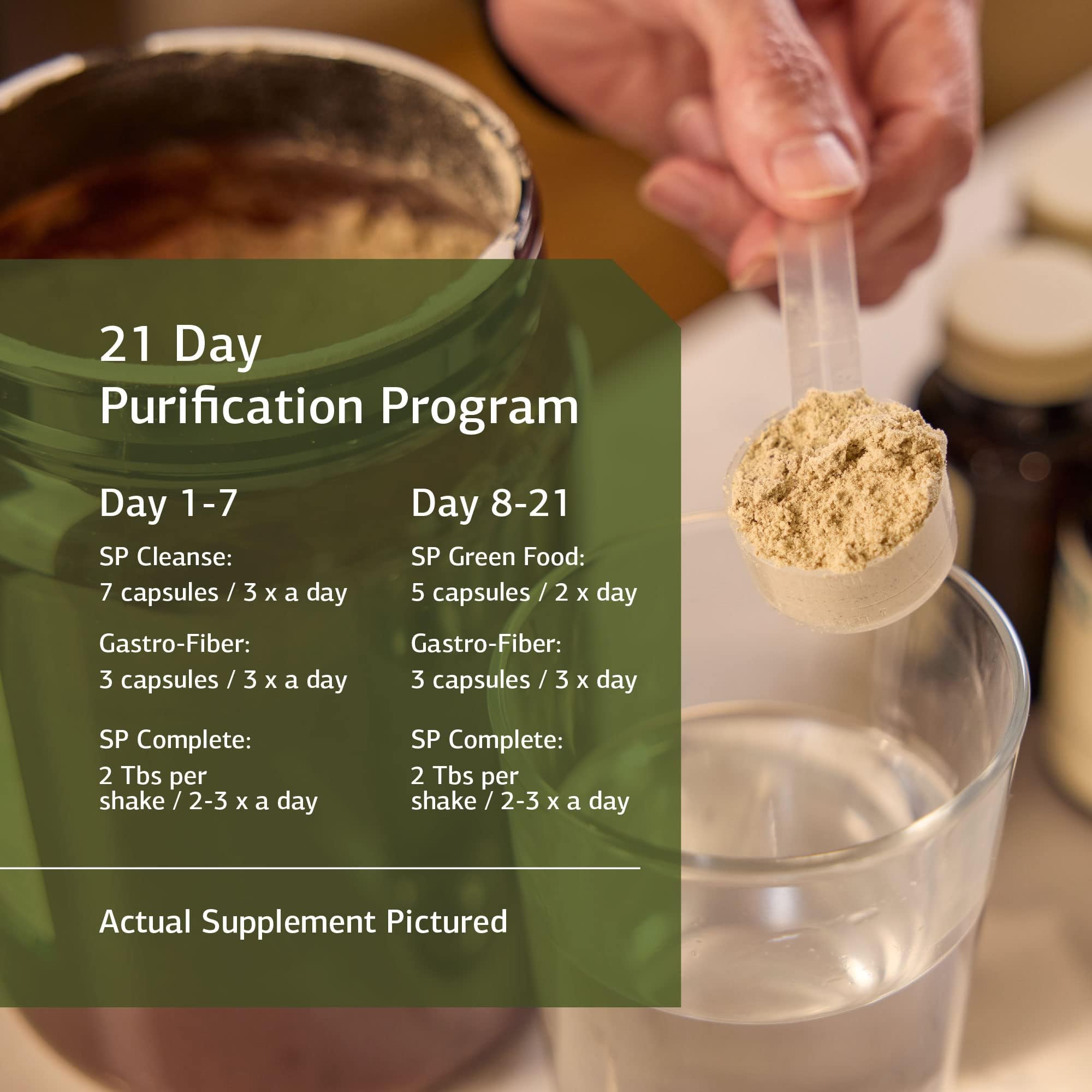 Standard Process Purification Kit with SP Complete & Gastro-Fiber - Liver Detox & Digestive Support Supplement with Milk Thistle, Whey Protein, Fiber | Natural Cleansing Program for Daily Wellness & Gut Health