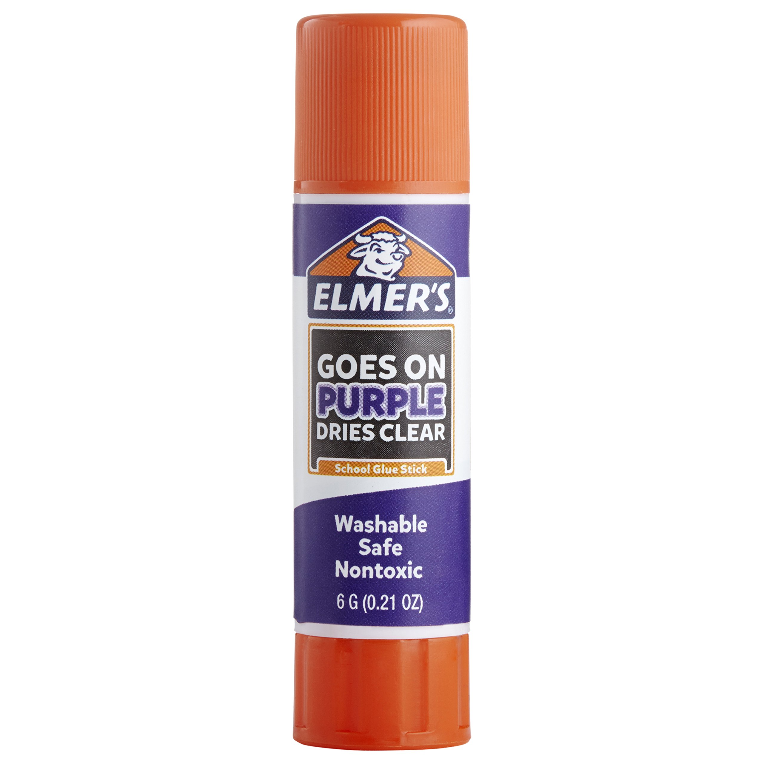 Elmer's Disappearing Purple Glue Sticks with Bonus Re-Stick Glue Stick - 6 + 1 Pack - Washable School Supplies for Kids, Arts & Crafts Projects, Office Use