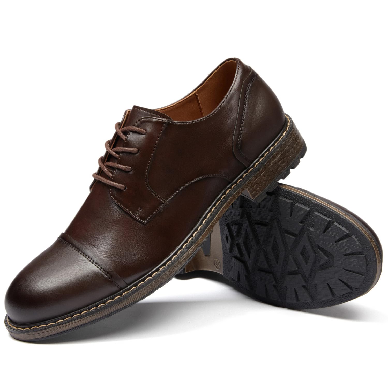 Premium Men's Oxford Dress Shoes - Classic Business & Formal Leather Shoes for Men - Perfect for Office, Weddings & Special Occasions