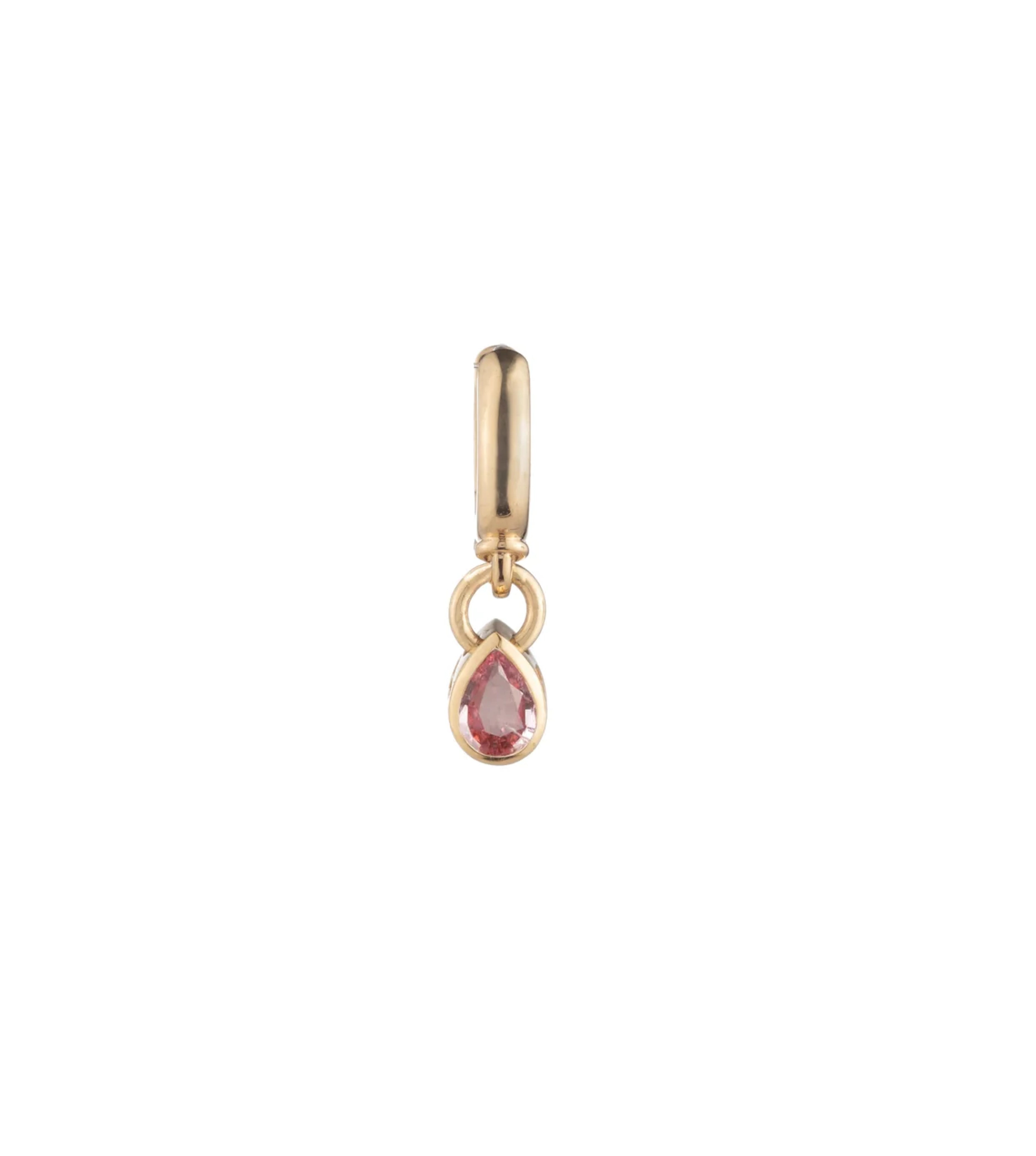 Pink Tourmaline Hoop Earrings for Women - Forever & Always Love Jewelry - Elegant Gift for Valentine's Day, Anniversary & Special Occasions
