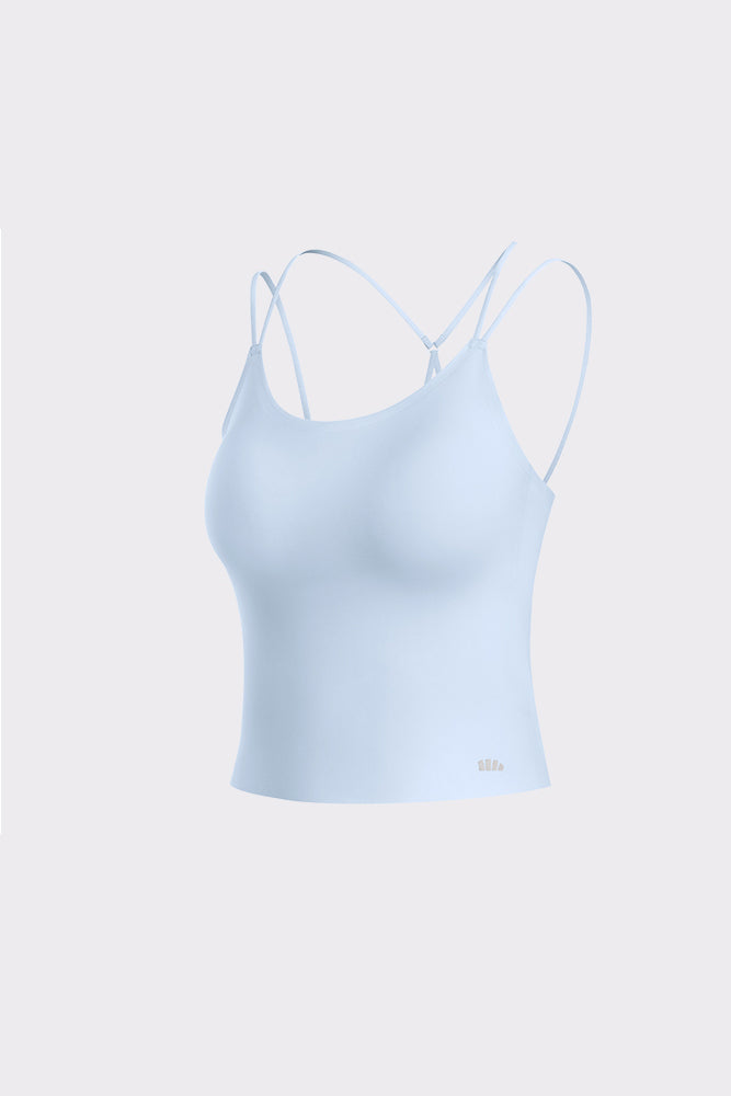 Women's Stretch Spaghetti Strap Tank Top - Soft Comfortable Sleeveless Camisole for Casual Wear, Layering & Summer Outfits