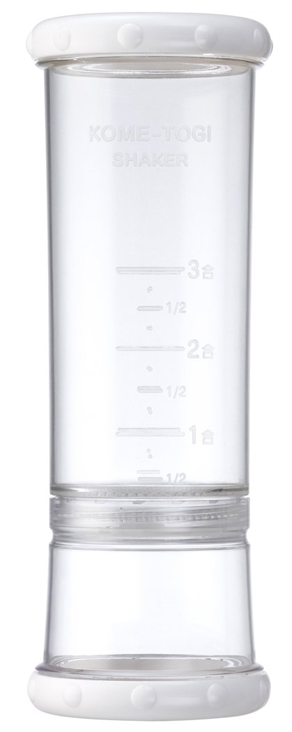 Premium Kome Togi Rice Washing Shaker - White | Japanese Rice Cleaning Container for Perfect Sushi & Rice Dishes | Ideal for Home Kitchens & Asian Cooking