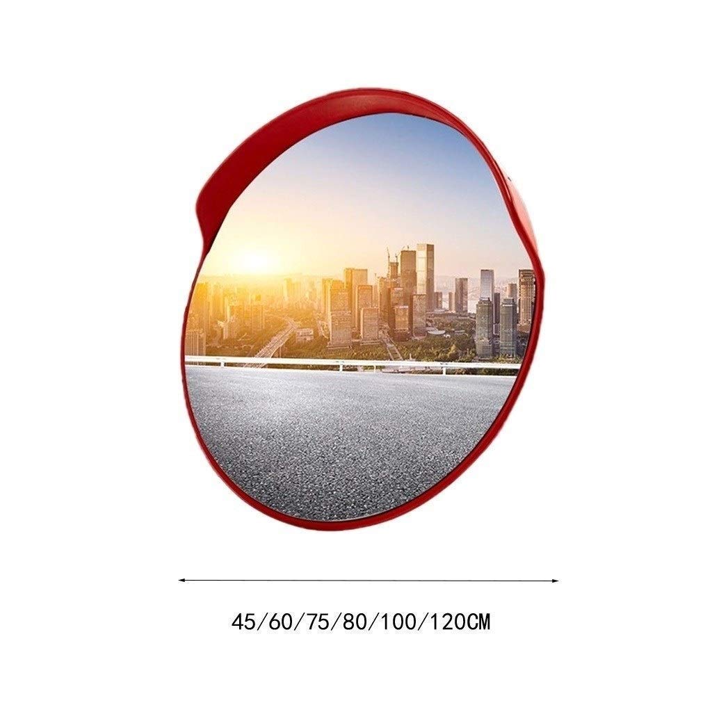 Unbreakable Convex Safety Mirror 120cm - Shatterproof Traffic & Parking Mirror for Blind Spots, Driveways, Warehouses, and Road Safety