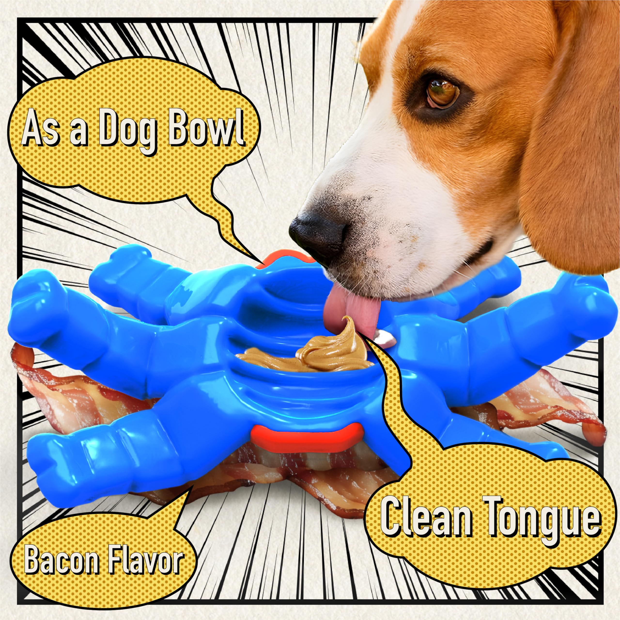 LEGEND SANDY Indestructible Dog Toys for Aggressive Chewers - Tough Nylon Chew Toys for Large & Medium Dogs - Durable Dog Bone Toy for Powerful Jaws - Heavy Duty Chewing Toy to Keep Dogs Entertained - Perfect for Playtime, Training & Anxiety Relief