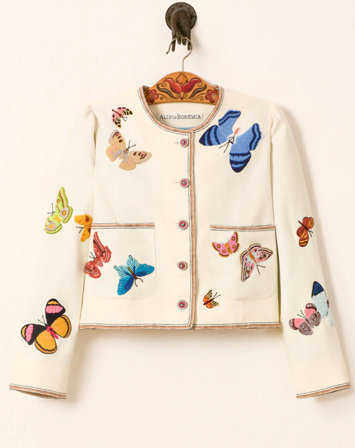 Alix of Bohemia Women's Dorian Desert Butterfly Jacket - Lightweight Fashion Outerwear for Spring & Fall | Perfect for Casual Outings, Travel, and Boho Style
