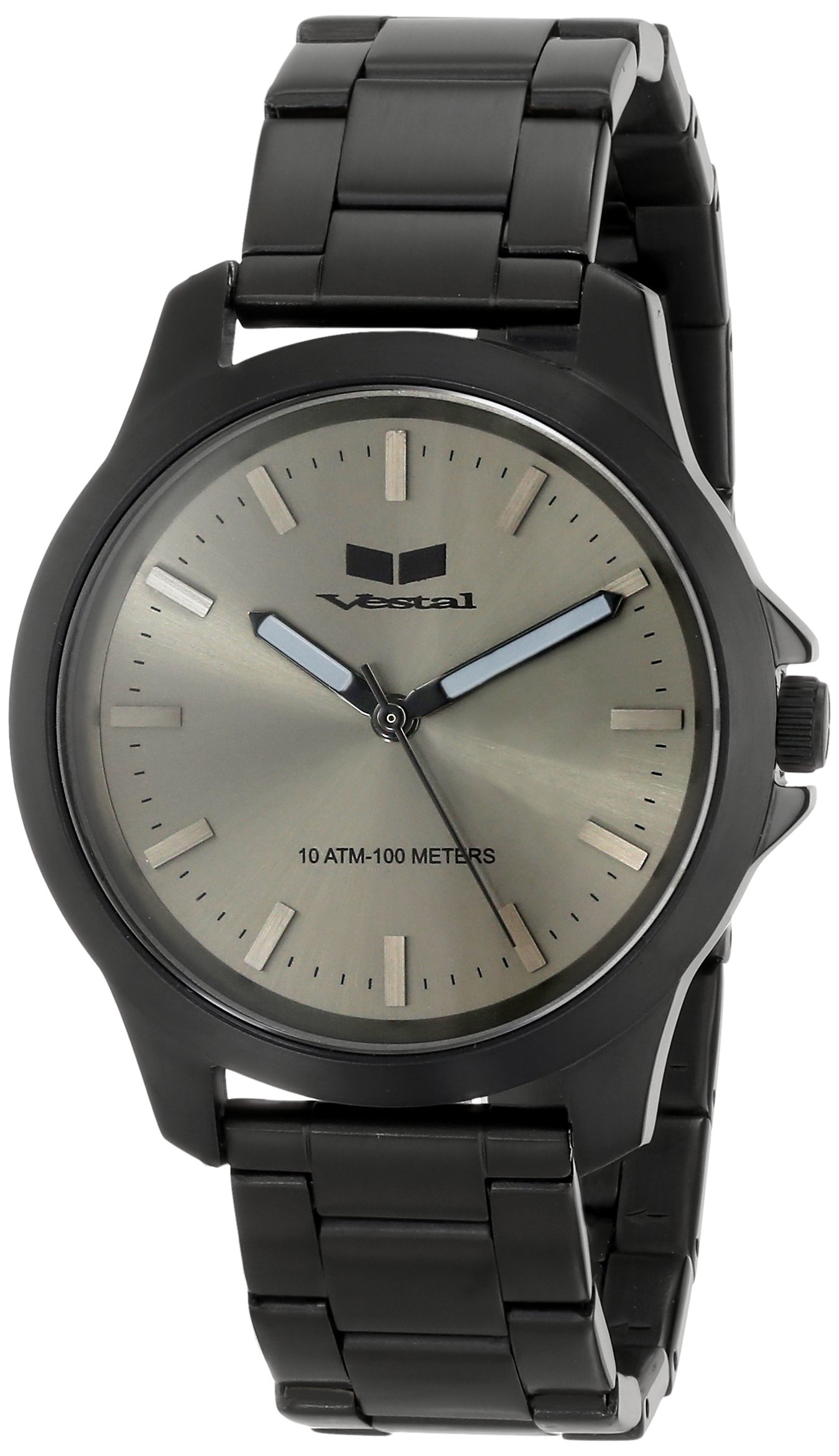 Vestal Unisex HEI3M01 Heirloom All Silver Analog Watch - Classic Timepiece for Men & Women | Perfect for Formal Events, Business Meetings & Everyday Wear
