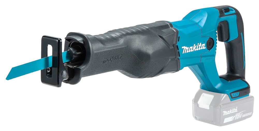 Makita DJR186ZK 18V Cordless Reciprocating Saw with Carrying Case (Tool Only, No Battery/Charger) - Teal & Black | Ideal for Construction, Demolition, and DIY Home Projects
