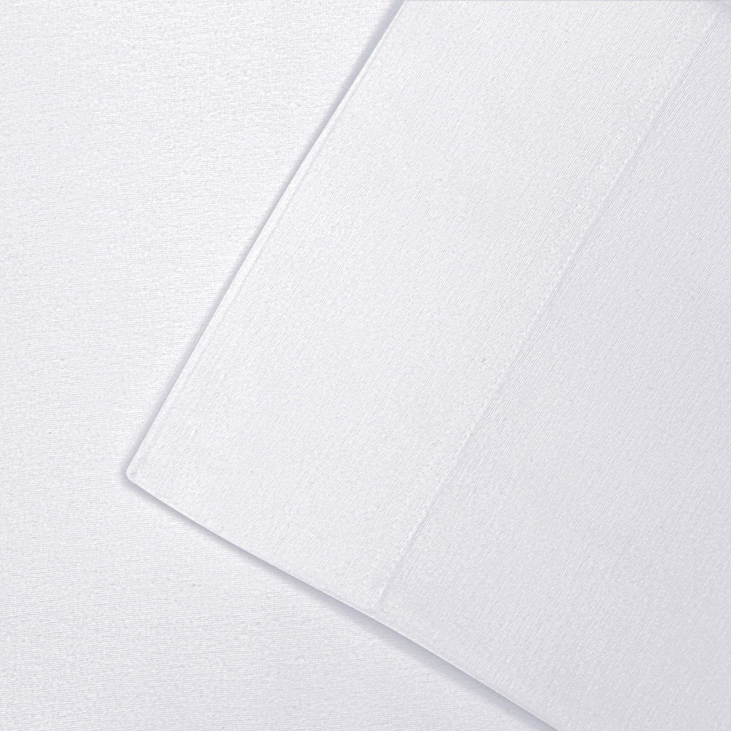Premium Flannel Cotton Bed Sheet Set - Deep Pocket, Modern Solid Design - Perfect for Cozy Winter Nights & Home Decor