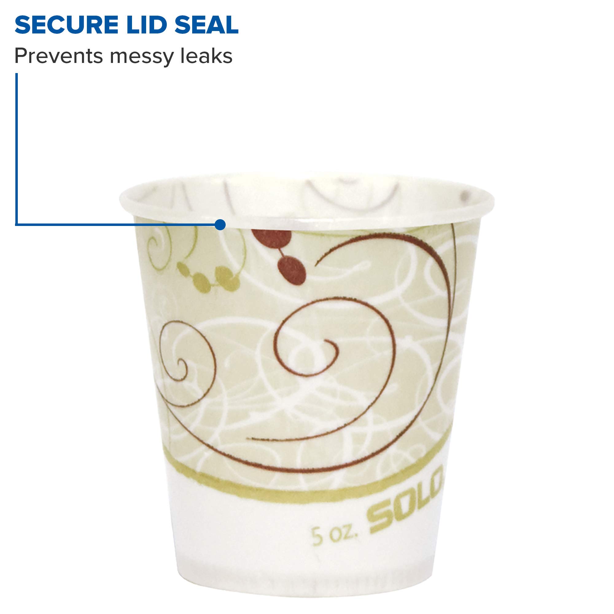 SOLO Waxed Paper Water Cups 5 oz (3000 Count) - Disposable Cups for Parties, Events, and Office Use - BPA-Free, Eco-Friendly Drinkware