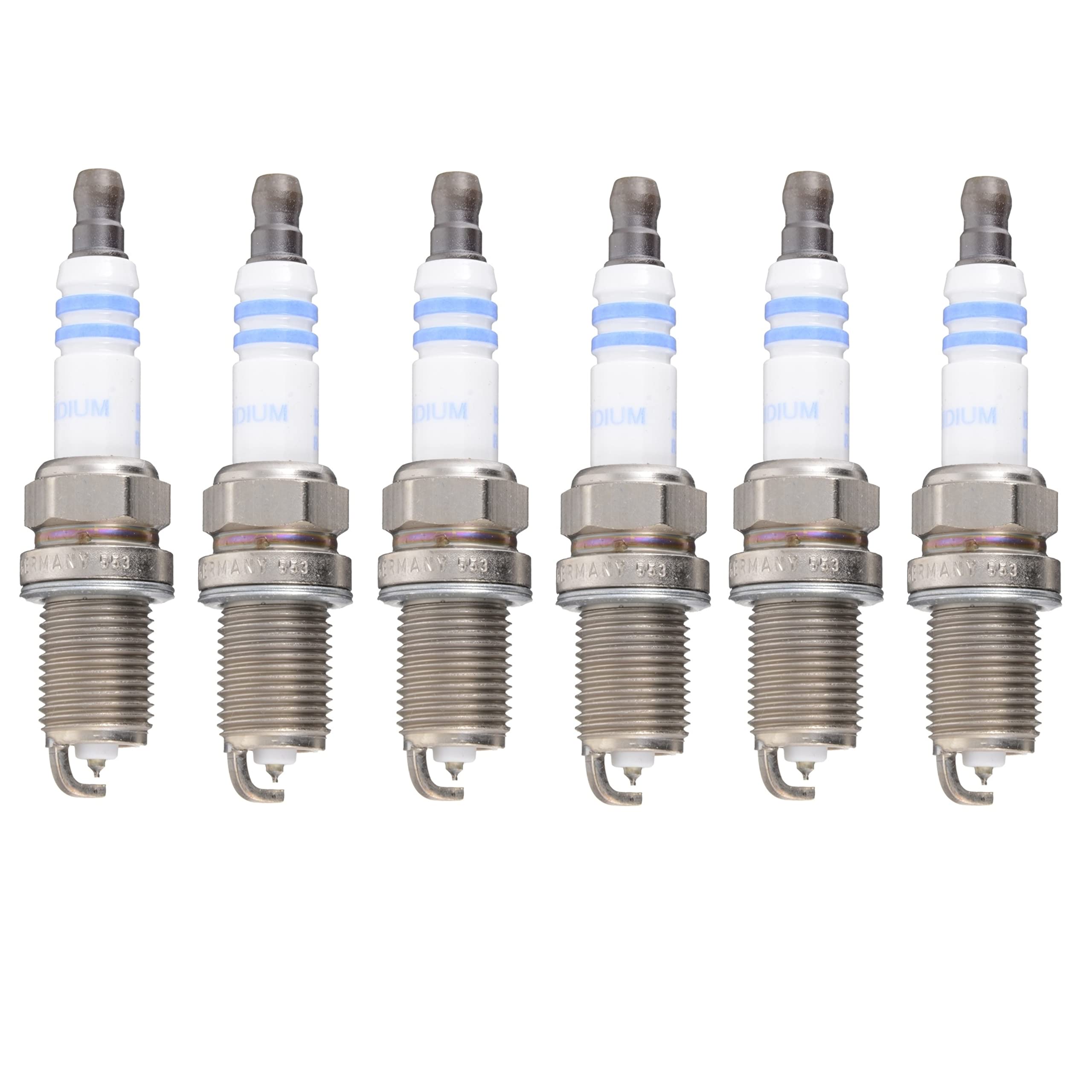 Bosch OE Fine Wire Iridium Spark Plugs - Set of 6 - Compatible with Mitsubishi Eclipse & Galant - High Performance Ignition for Smooth Engine Operation