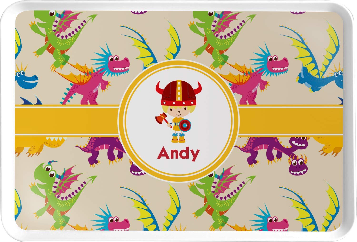 Personalized Dragon Serving Tray - Perfect for Parties & Gifts