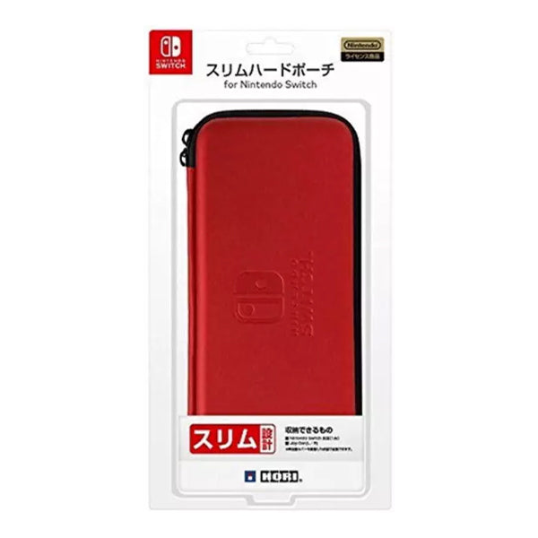 Nintendo Switch Slim Hard Protective Case - Shockproof Travel Pouch for Switch Console (Blue/Red) - Perfect for Gaming On-The-Go & Travel Accessories