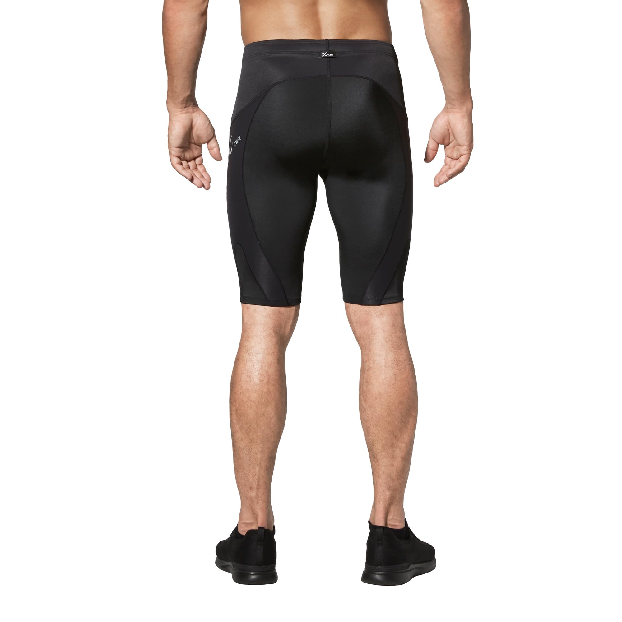 CW-X Men's Stabilyx Ventilator Joint Support Compression Shorts - Breathable Workout Gear for Running, Cycling & Cross Training - Knee & Hip Stabilization for Active Lifestyles