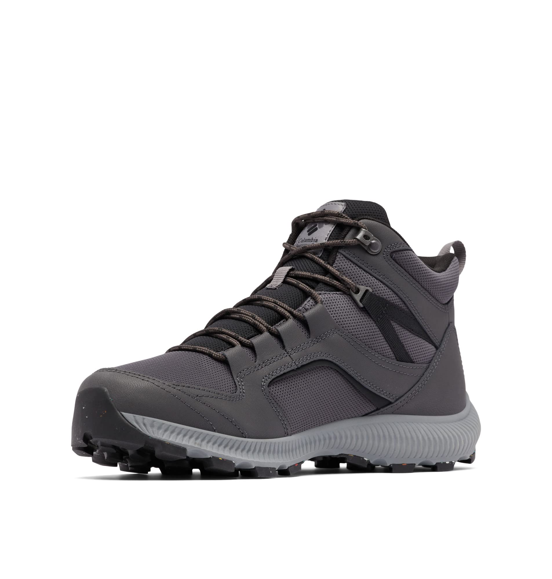 Columbia Men's Re-Peak Mid Rise Waterproof Hiking Boots - Lightweight Trekking Shoes for Outdoor Adventures, Trail Running & Camping