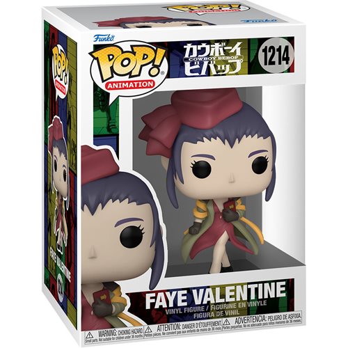 Cowboy Bebop Faye Valentine Pop! Vinyl Figure - Anime Collectible for Fans [1214] - Perfect for Display, Gifts, and Anime Merch Collections