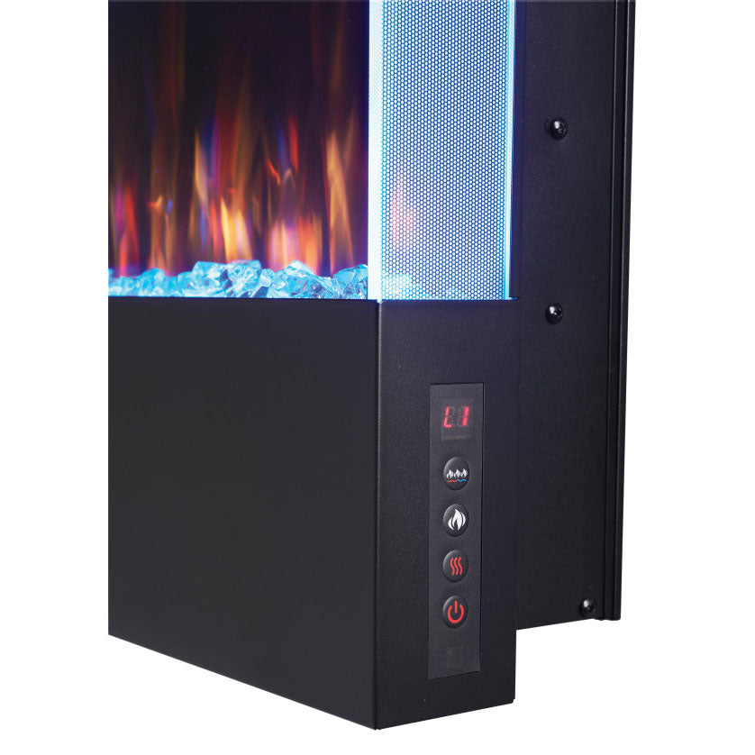 Napoleon Allure Vertical 38 Inch Wall Mount Electric Fireplace - Modern Heating for Living Rooms, Bedrooms & Offices